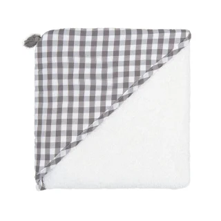 Toalla Bebe Capucha Provenza Vichy Bimbi Class