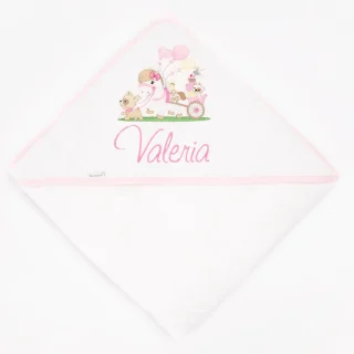 Toalla Bebe Caballito Carro Personalizada Nanetes