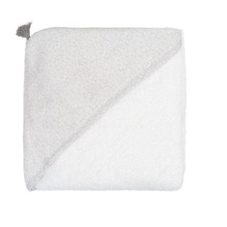 Toalla Bebe Capucha Provenza Gris Bimbi Class