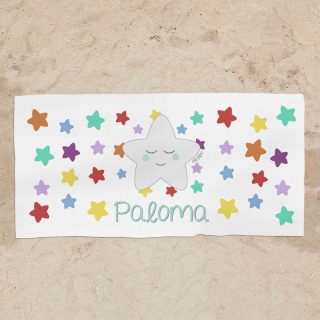 Toalla Ducha Personalizada Infantil Estrella