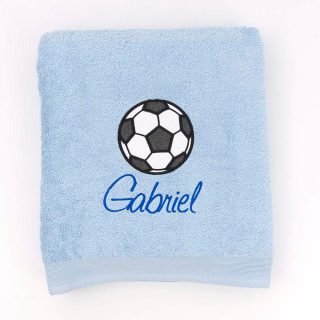 Toalla Personalizada balón fútbol Nanetes