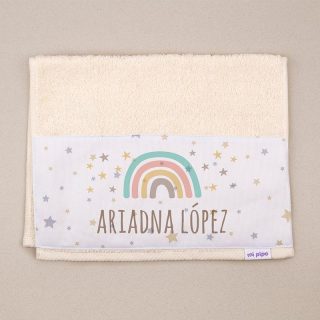 Toalla Personalizada arco iris mi pipo