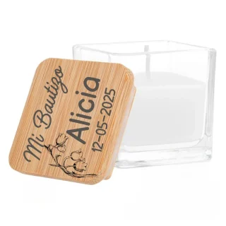 Vela personalizada Bautizo Nanetes