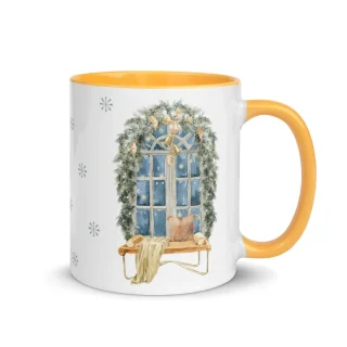 Taza Navidad Personalizada Ventana Nanetes
