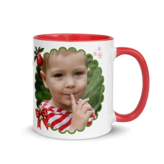 Taza Navidad Foto y Reno Nanetes